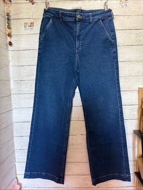 J. Crew Women’s Dark Blue Flare Jeans